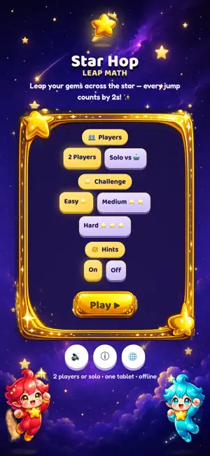 Star Hop: Leap Math screenshot 1