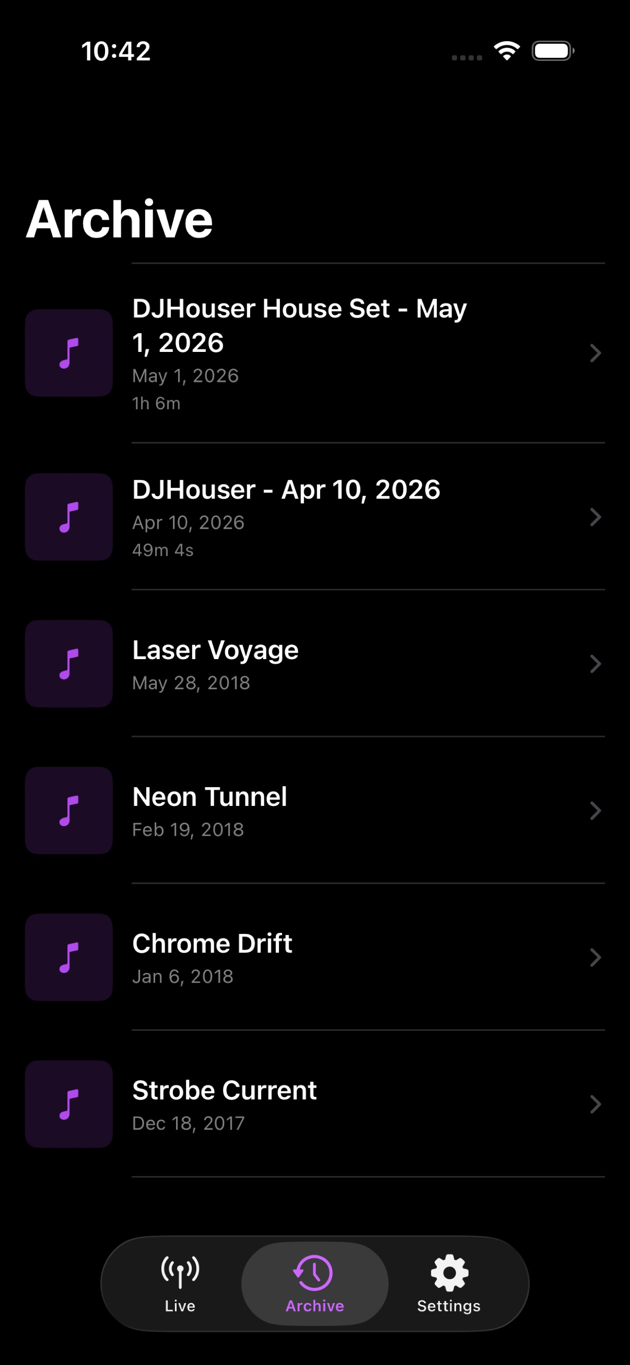 DJ Houser Live screenshot 4