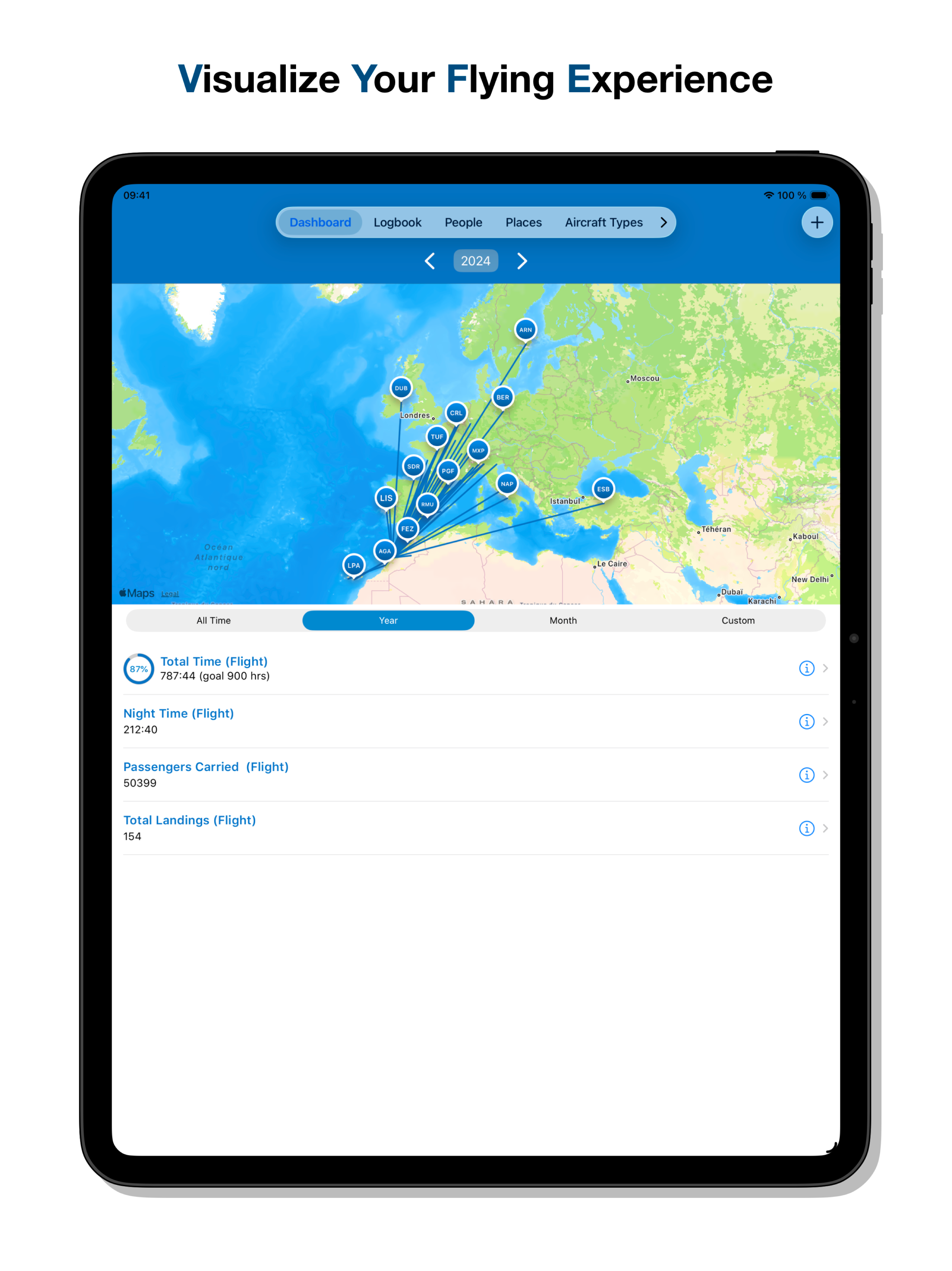 Infinite Pilot Logbook