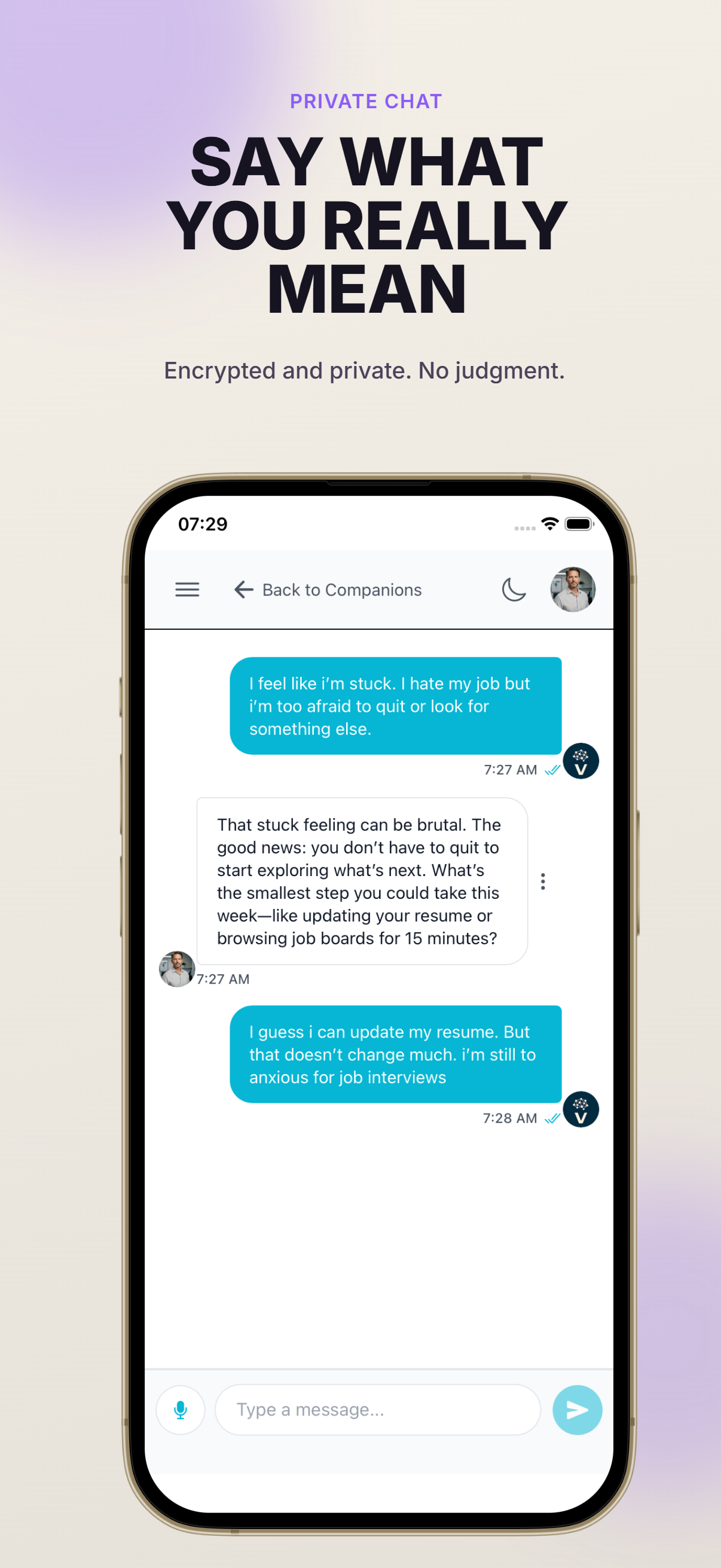 Verbalyze: Vent & AI Companion screenshot 5