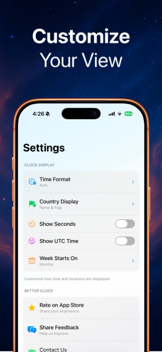 Better Clock: World Timezones Screenshot 6 of 6