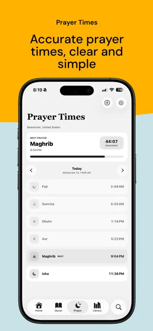 Mushaf: Quran, Prayer & Adhkar screenshot 3