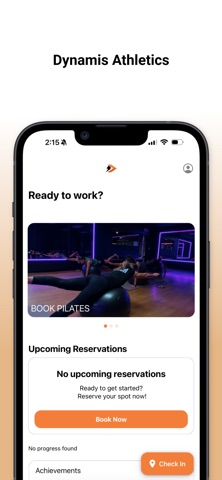 Dynamis Athletics Member App iPhone screenshot