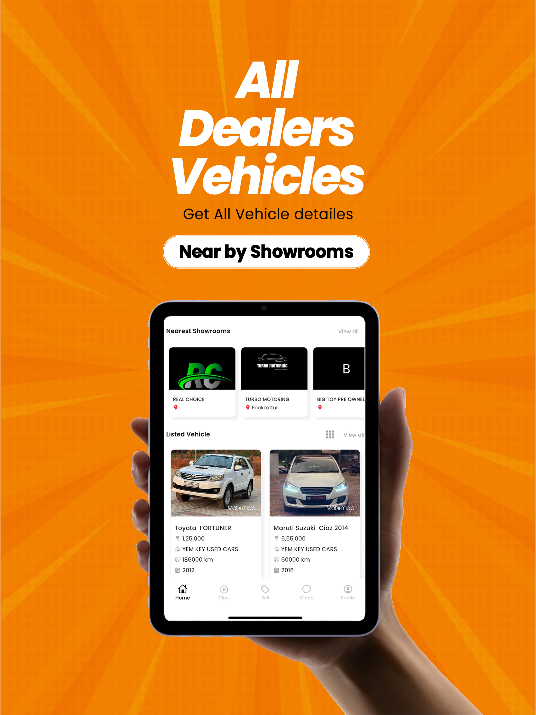 Motomap:Find Used Cars & Bikes