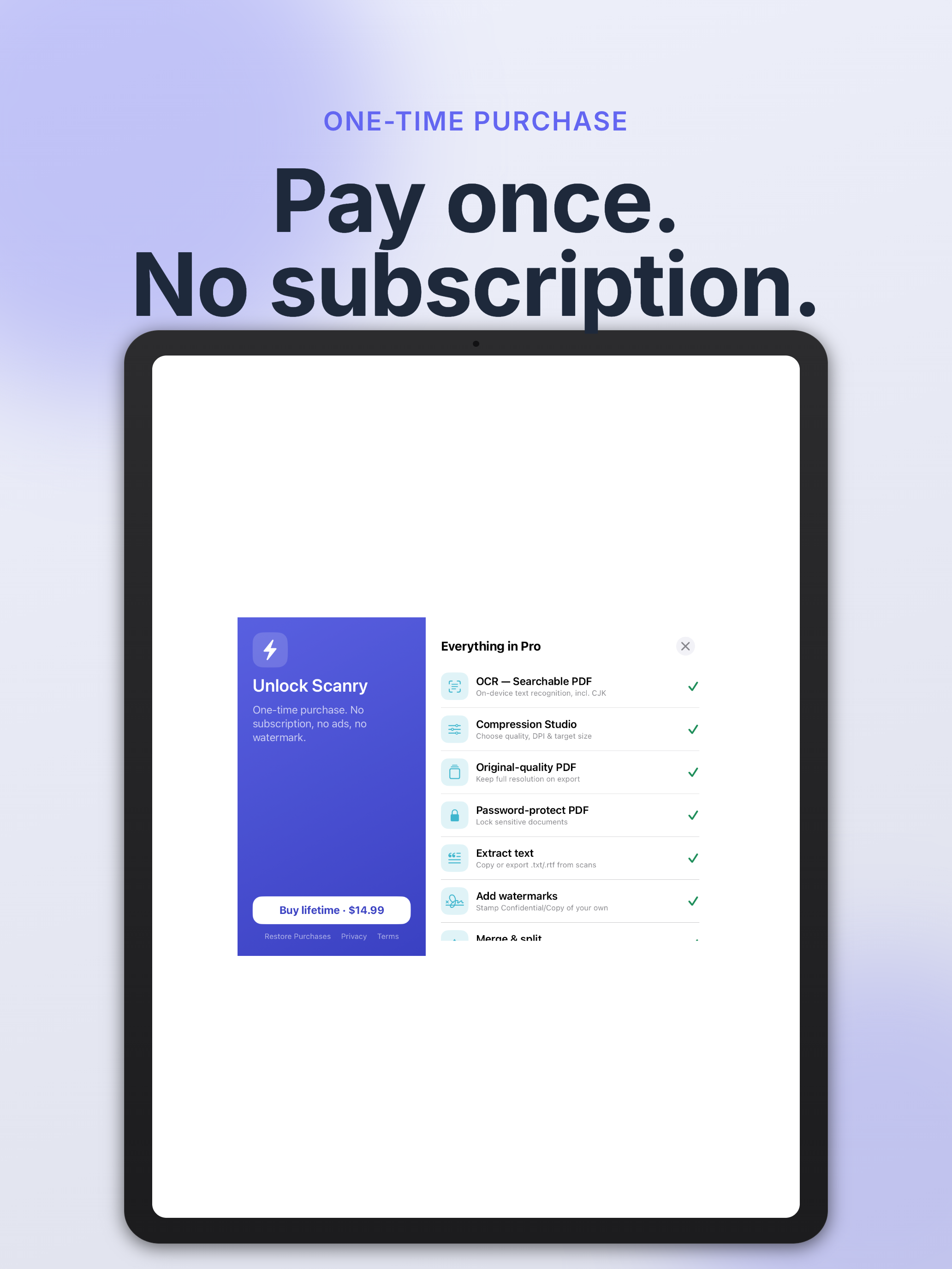 Scanry: PDF Scanner & OCR screenshot 9