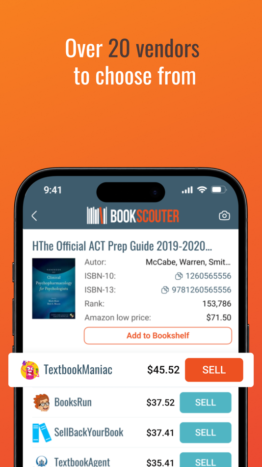 #3. BookScouter - Sell & buy books (iOS) By: Bookscouter LLC