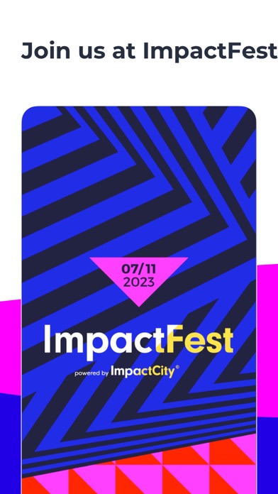 Screenshot #1 pour ImpactFest 2025