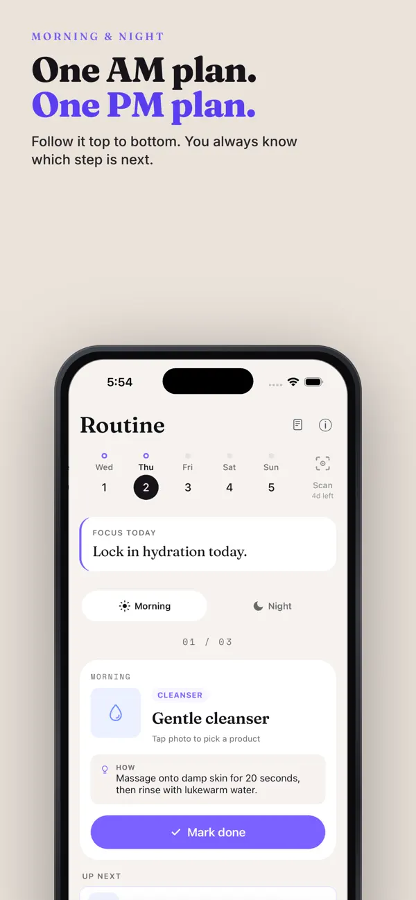 Screenshot #3 pour skn.coach: skincare routine