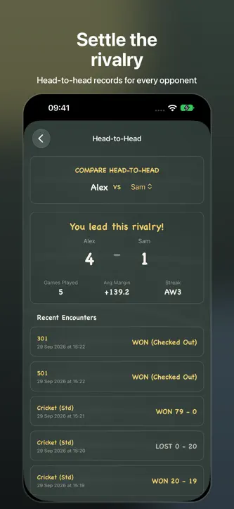 Cricket Darts Chalkboard screenshot 10