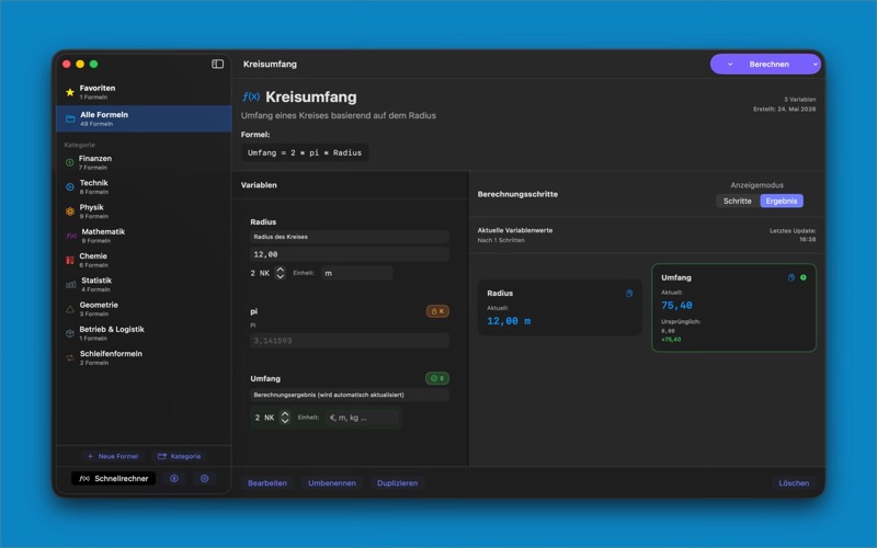 FormulaCalculatorPro screenshot