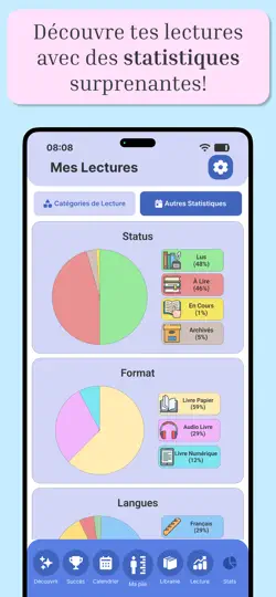 Capture d'écran de Book Nova : Suivi De Lecture sur iPhone 6
