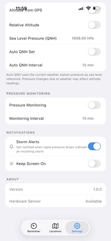 Barometer & Altimeter Pro Screenshot 8 of 9