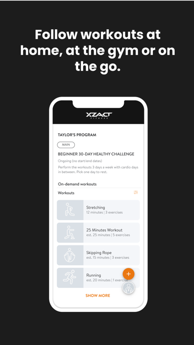 X-ZACT FITNESS Screenshot