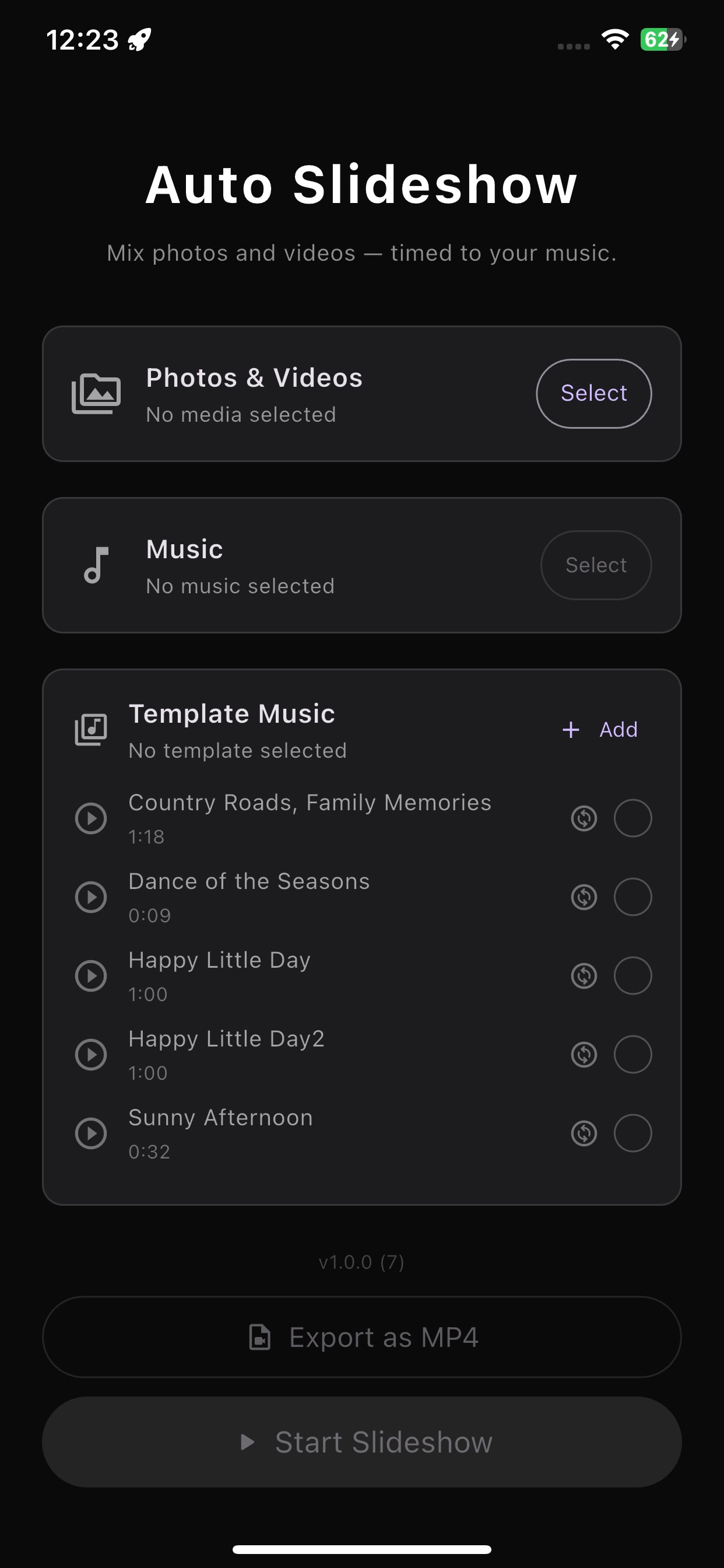 Screenshot 1 of Auto Slideshow