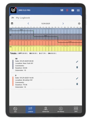 2BRO ELD PRO iPad screenshot