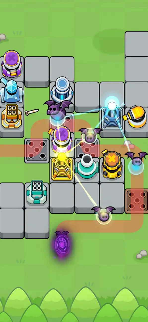 Tile Wars TD iOS Mod IPA screenshot 4 - iOS game interface