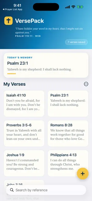 VersePack App screenshot 2