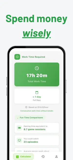 PerHour -Time Value Calculator screenshot 2