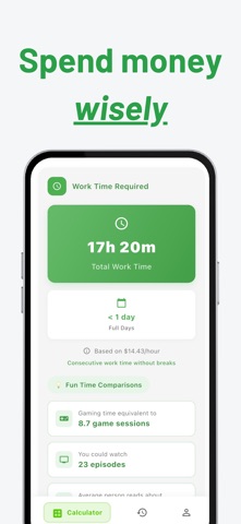 PerHour -Time Value Calculator Screenshot 2 of 7