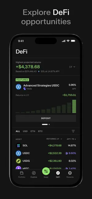 Kraken Wallet: Crypto & DeFi screenshot 3