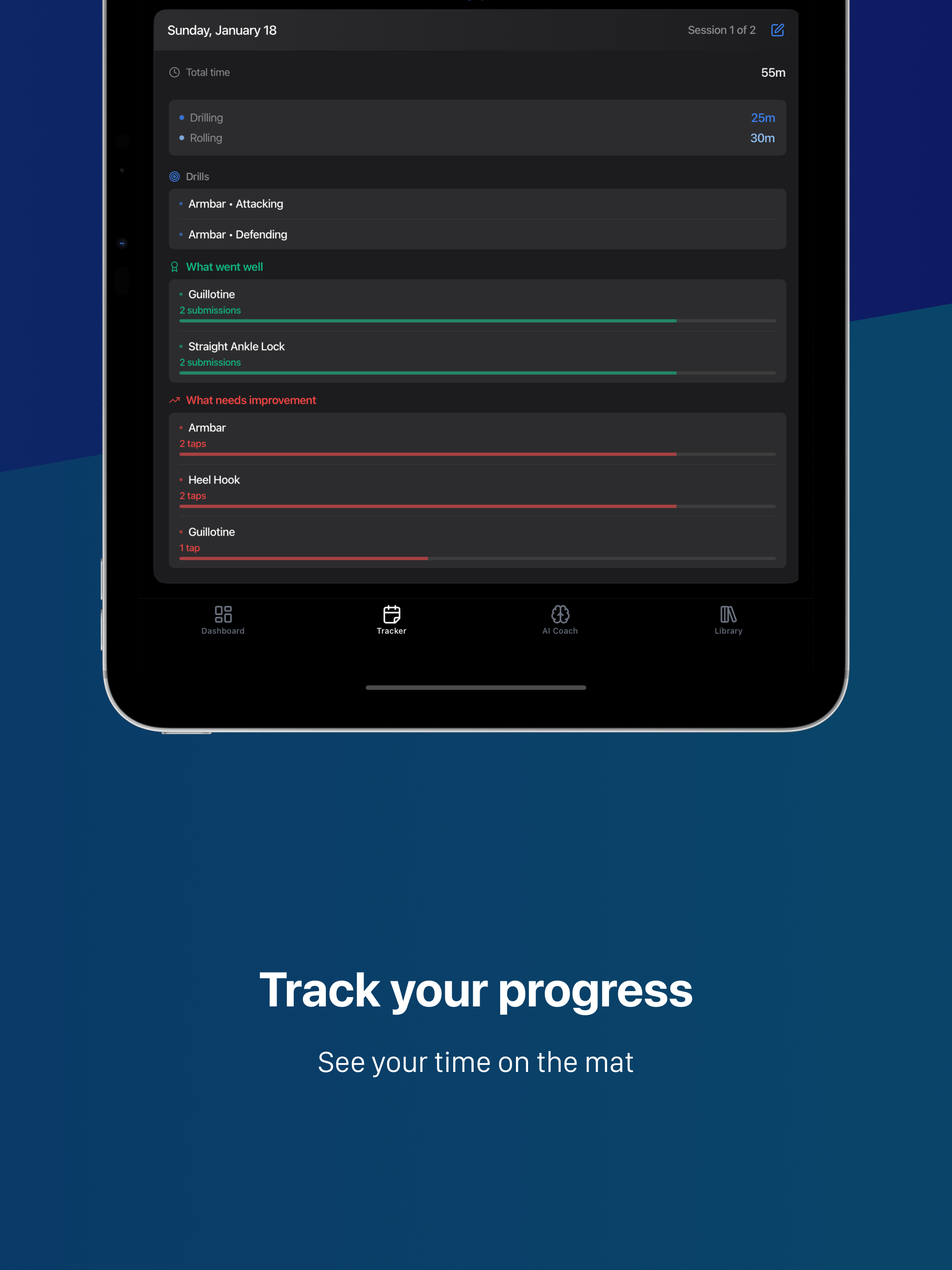 RollBase: AI BJJ Tracker screenshot 9