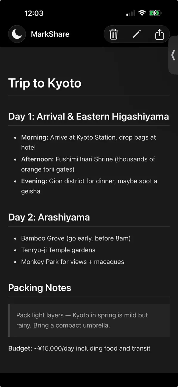 #3. MarkShare (iOS) โดย: Vishal Agrawal