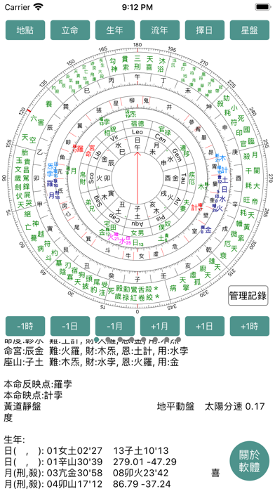 七政四餘排盤のおすすめ画像1