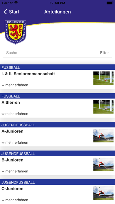 TuS Katzenelnbogen/Klingelbach Screenshot