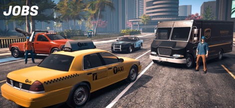 Parking Master Multiplayer 2 - Discover varied job roles and vehicle types, from operating a classic taxi to driving a heavy-duty delivery truck, within the app's expansive open world.