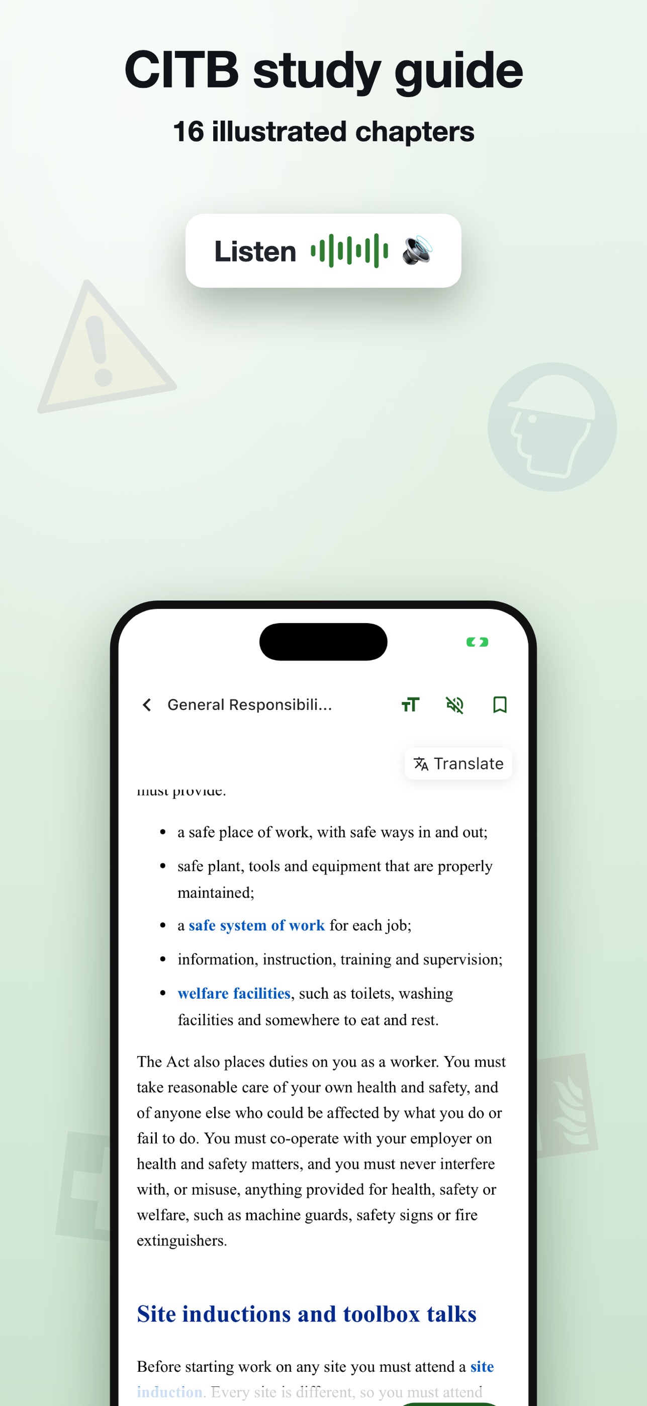 Screenshot 6 of CSCS Green Card Test 2026