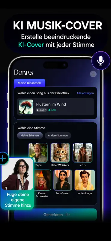 Donna KI Lied Musik Generator screenshot 4 of 4
