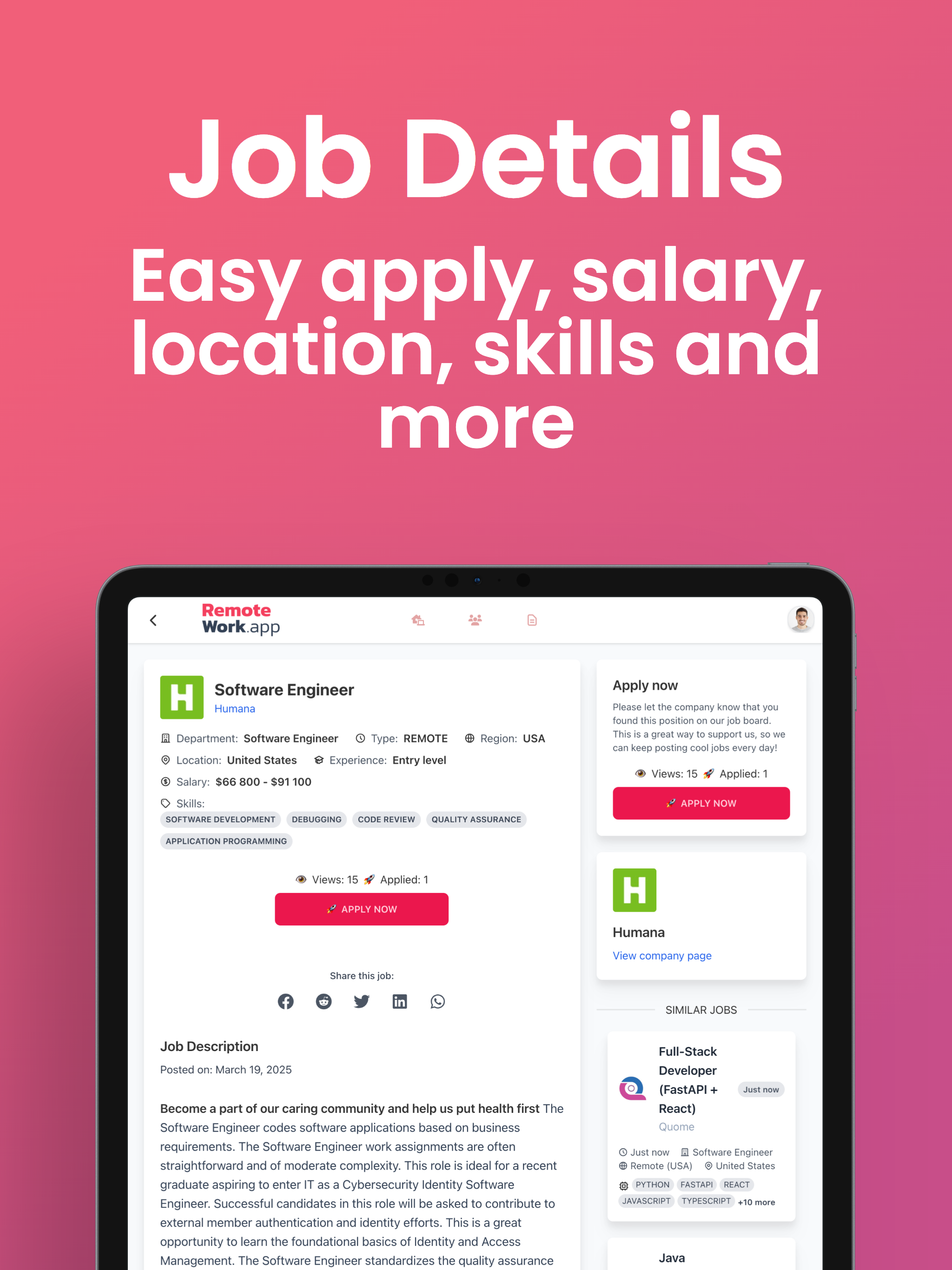 Remote-Work.app - remote jobs