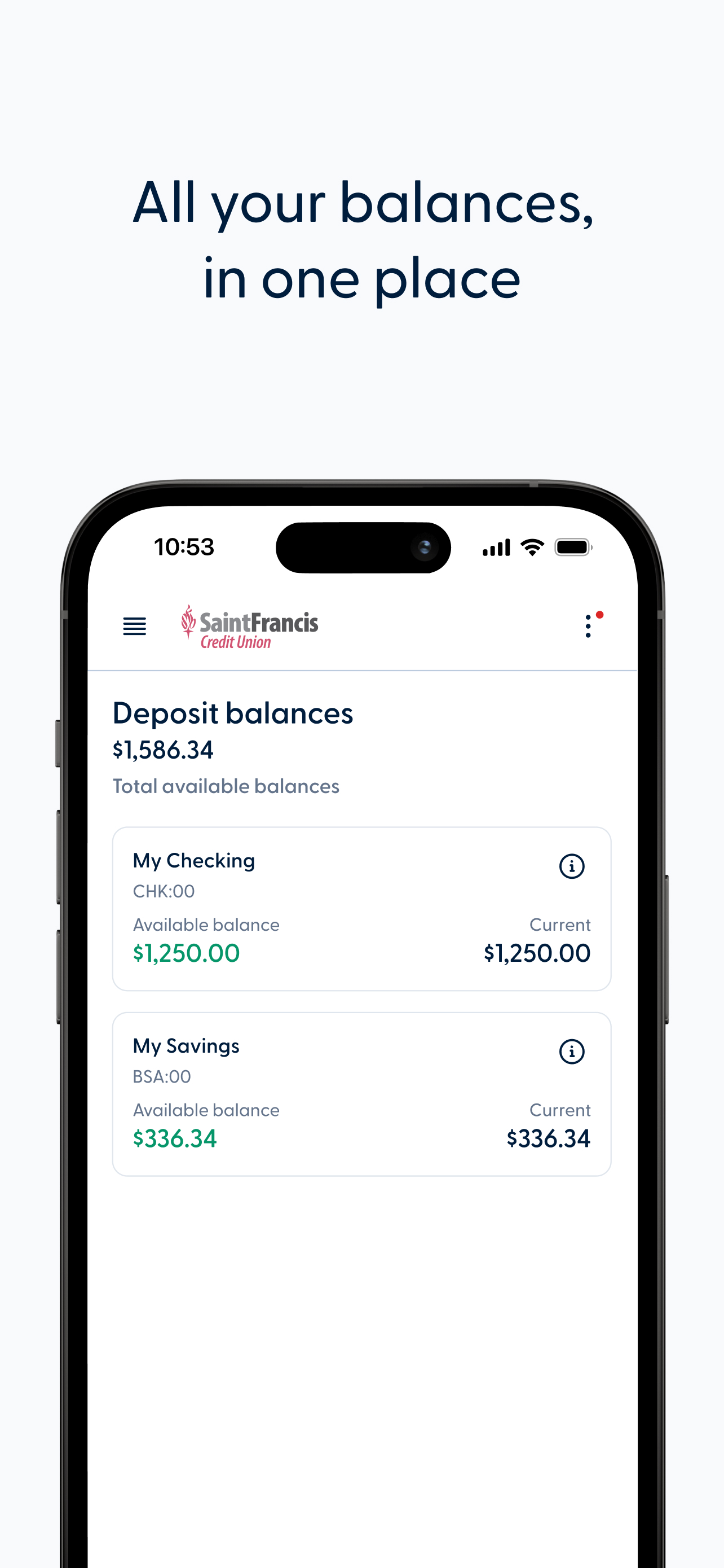 Saint Francis Credit Union screenshot 2