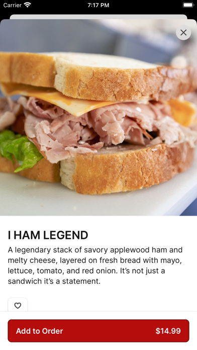 The Lunch Box Deli iPhone screenshot 3 - Food & Drink app