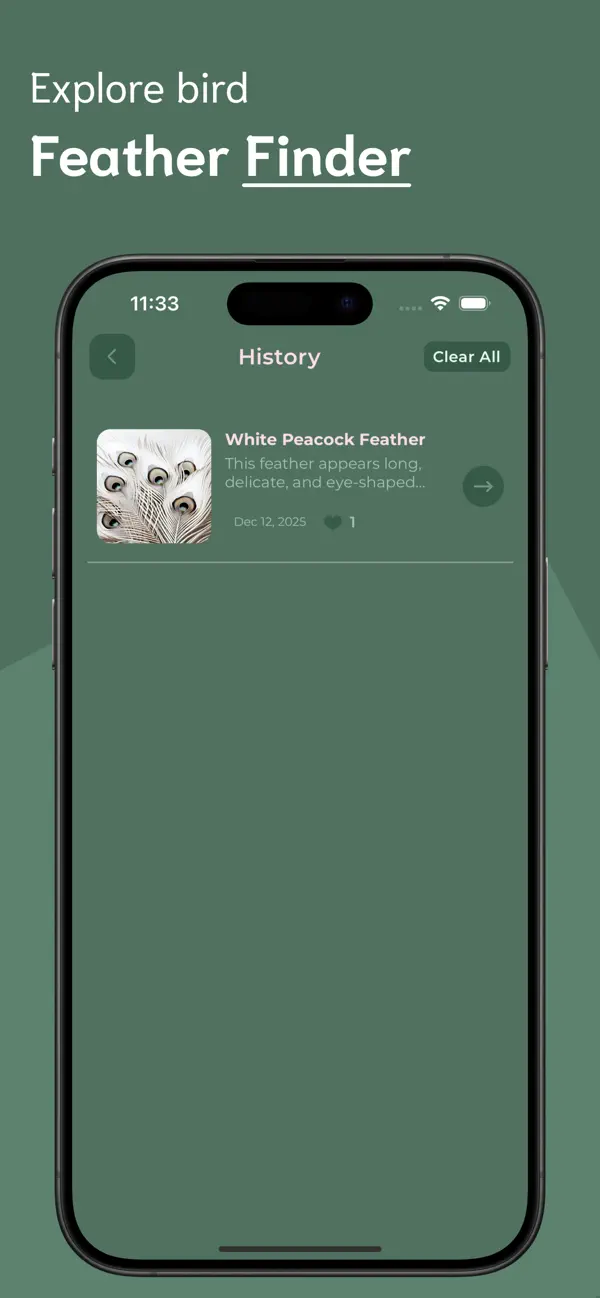 #4. Feather Identifier - FI (iOS) Ved: Ankur Dhameliya