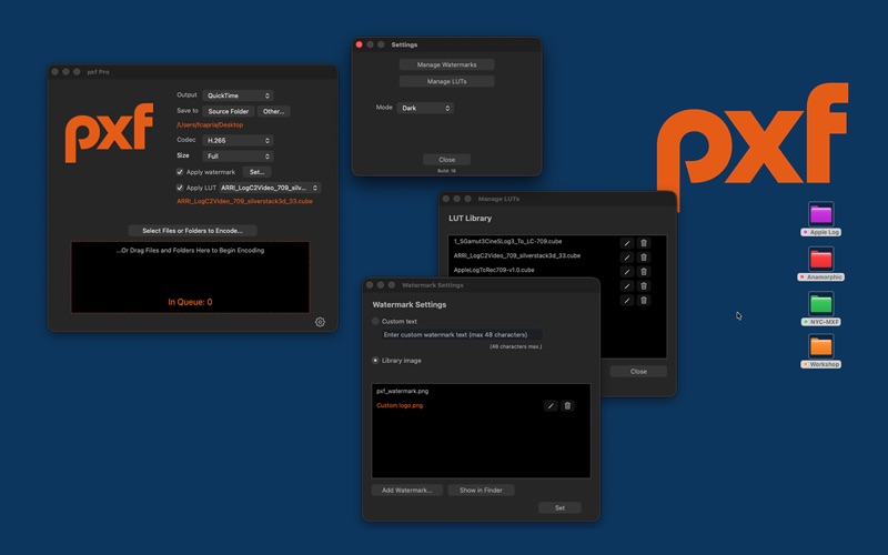 pxf screenshot