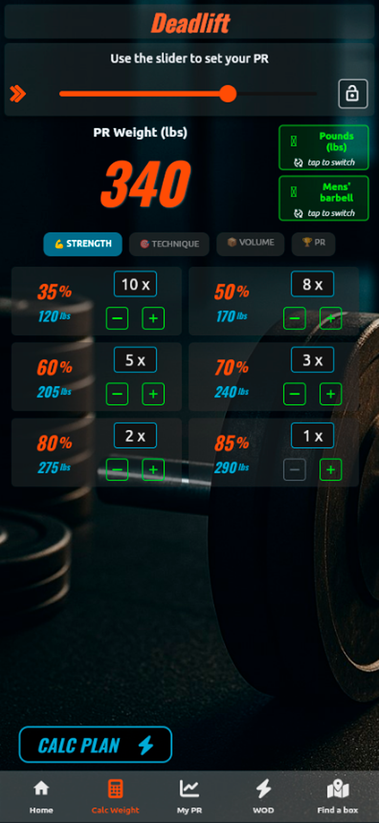 Plate UP: Barbell & WOD Calc screenshot 3
