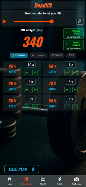 Plate UP: Barbell & WOD Calc screenshot 3