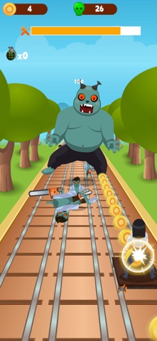 Doomsday Subway:run & shooting iPhone screenshot