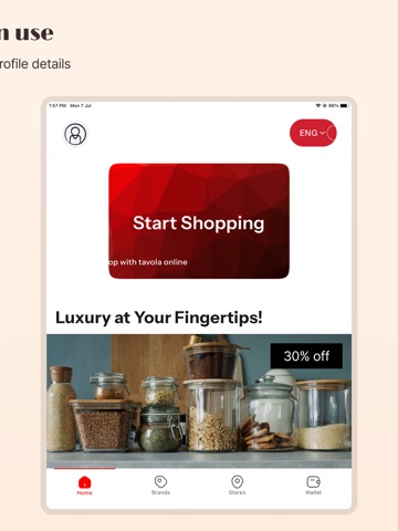 Tavola Rewards iPad screenshot 4