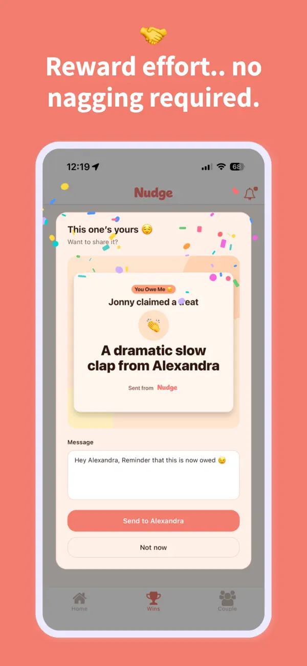 Screenshot #3 pour Nudge: Couples To-Do List