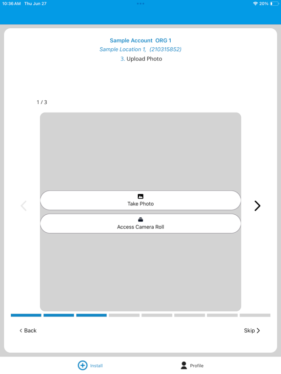 Tank Installer iPad screenshot