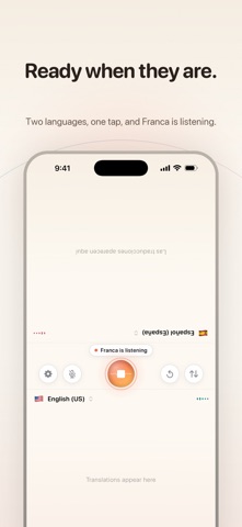 Franca: Live Voice Interpreter Screenshot 8 of 8