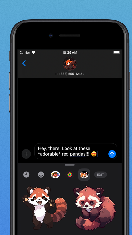 #1. Red Panda Stickerpack (iOS) 由: FTRBND, LLC
