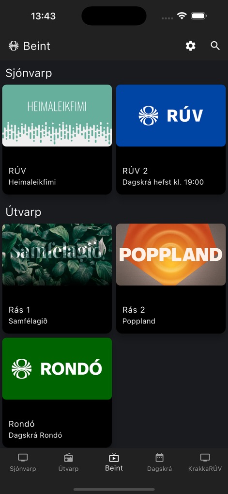 RÚV - Entertainment App | MWM