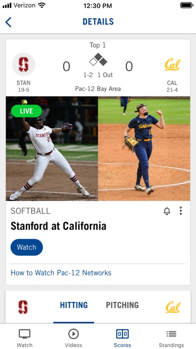 Pac-12 Now Screenshot