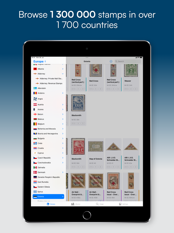 Stampmeister - Stamp Collect iPad screenshot 5 - Reference app