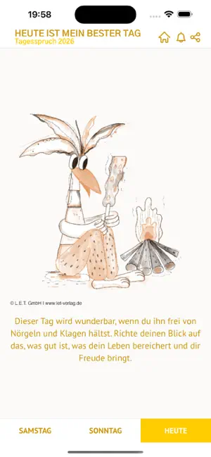 Tagesspruch 2026 screenshot 1