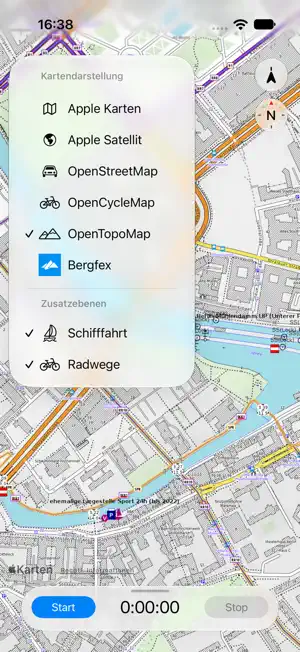 Bike+ Die Fahrrad App! screenshot 1