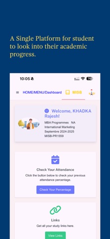 MISBStudentApp screenshot